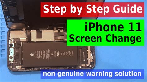 Iphone 11 Display Replacement Step By Step Guide Youtube