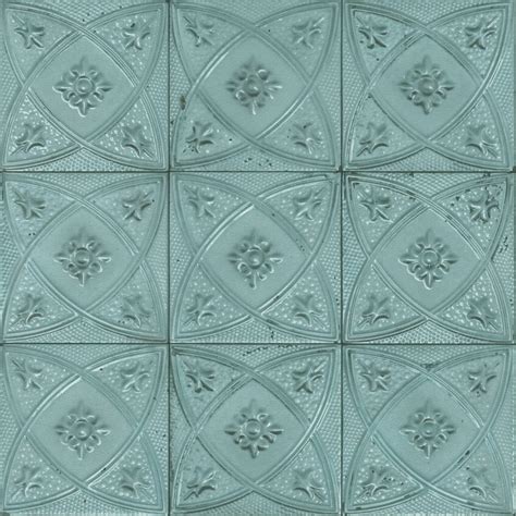 Rasch Ceramic Tile Pattern Wallpaper Floral Circle Motif Realistic Faux