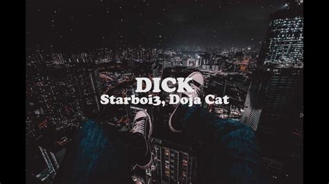 DICK Starboi Ft Doja Cat Lyric Video YouTube