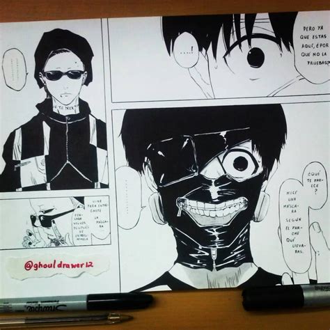Tokyo Ghoul Manga Collage By Bayronlee On Deviantart
