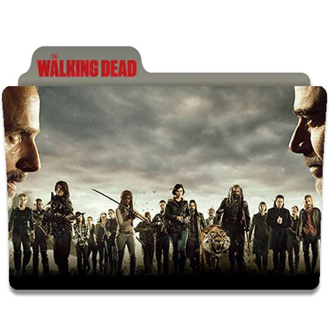 The walking dead's seventh season picks up immediately after the season 6 finale cliffhanger, revealing who the unlucky one is on the receiving end of lucille, a baseball bat wrapped in barbed wire. The Walking Dead Season 8 Folder Icon by falonsorm on ...