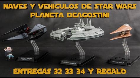 Colección Naves Y Vehículos Star Wars Planeta Deagostini Entregas 32 33