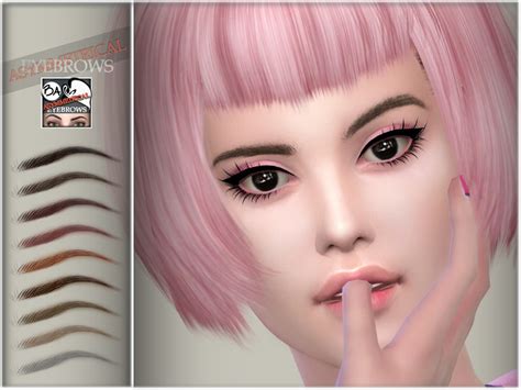 The Sims Resource Asymmetrical Eyebrows