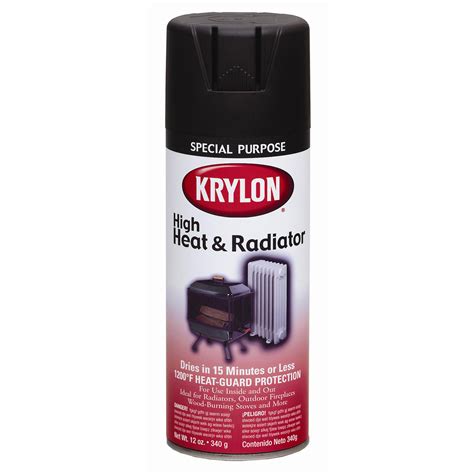 So as long as you buy the (optional) if you're painting your pipes, or not taking your radiator off the wall, then put a large sheet of spare cardboard (or similar) between the. Krylon High Heat & Radiator Paints - Black - Tools ...