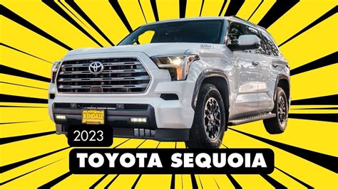 The 2023 Toyota Sequoia Is The Most Luxurious Toyota Ever Youtube