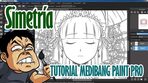 Tutorial De Simetría En Medibang Paint Pro Por Shukeiart Youtube