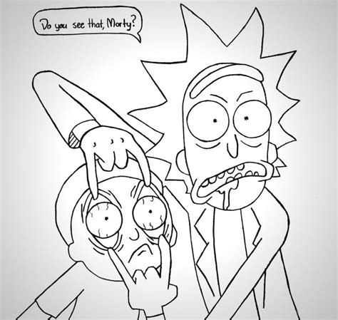 Rick And Morty By Anghellic67 On Deviantart Rick And Morty Drawing