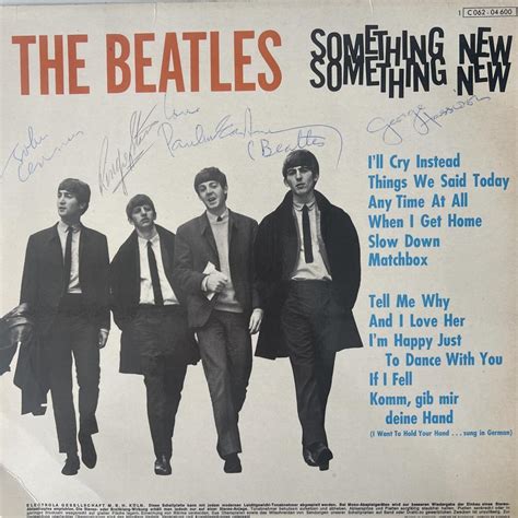 Bid Now The Beatles Something New Signed Album March 3 0122 900 Am Pdt
