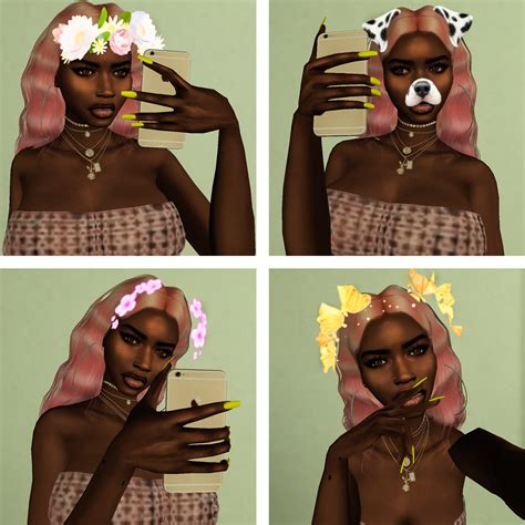 Ebonix Snapchat Filter Accessory Pt1 Sims 4 Snapchat Filters Sims