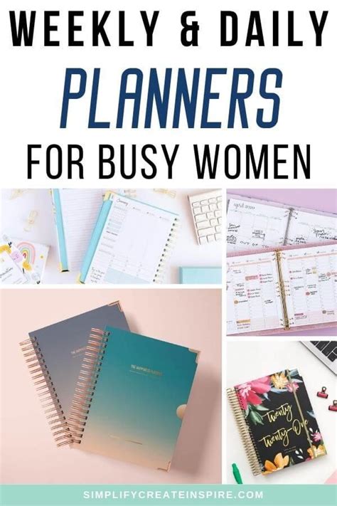 Weekly And Daily Planners For Busy Women