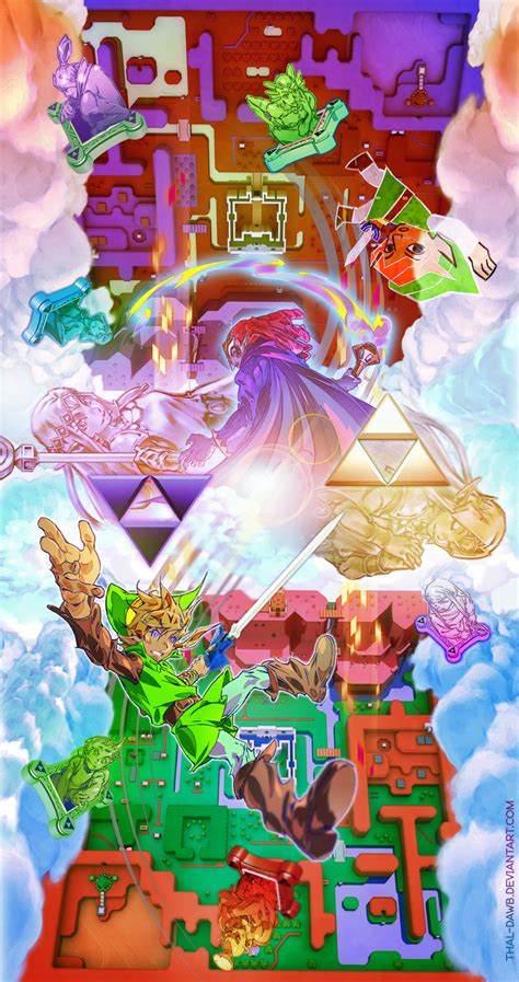 The Legend Of Zelda A Link Between Worlds Epic Art