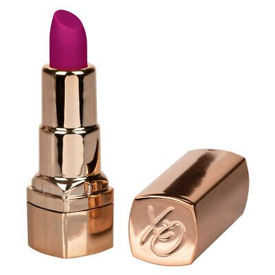 Hide Play Rechargeable Lipstick Vibrator Purple Discreet Clitoral