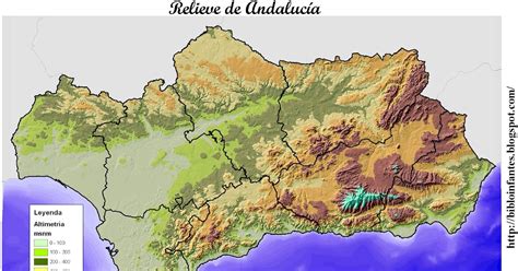 Mapa Fisico Mudo De Andalucia Para Imprimir Mapas Mudos De Andalucia