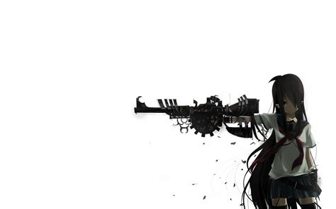52 Wallpaper Anime Girl With Gun Baru