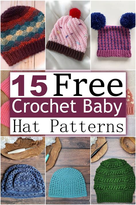 15 Crochet Baby Hat Patterns For Beginners All Crochet Pattern