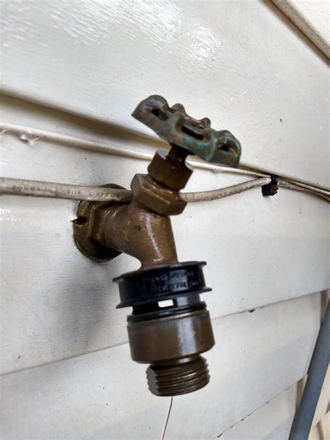 Outdoor Spigot Attachment That Prevents Water From Flowing Down To A