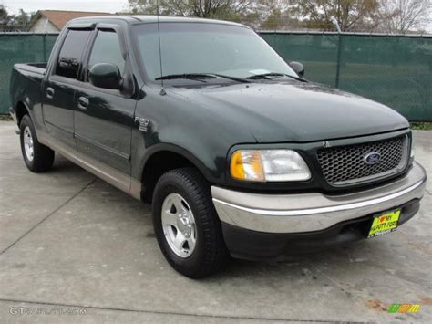 2003 Dark Highland Green Metallic Ford F150 Xlt Supercrew 43880606