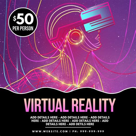 Virtual Reality Poster Template Postermywall