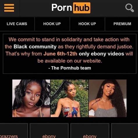 Alleged Pornhub Announcement Says It Will Stream Only Ebony Videos