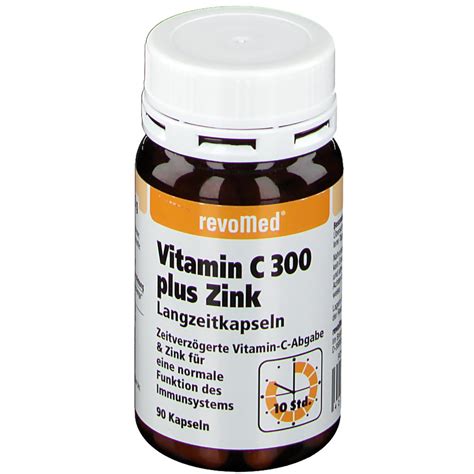 Черника форте с витаминами и цинком; revoMed Vitamin C 300 plus Zink - shop-apotheke.at