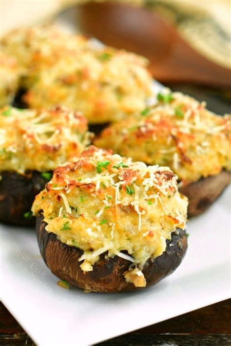 Crab Stuffed Mushrooms Perfect Party Appetizer And So Easy