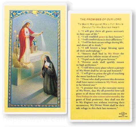 The Promises Of Our Lord Laminated Prayer Cards 25 Pack