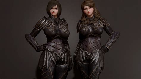 Truly Light Elven Armor Female Replacer Sky Tm