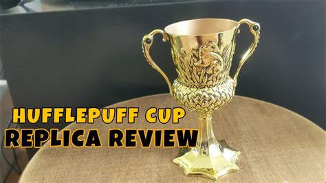 The Noble Collections Hufflepuff Cup Replica Review Youtube