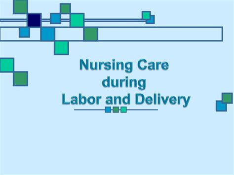 Ppt Nursing Care During Labor And Delivery Powerpoint Presentation