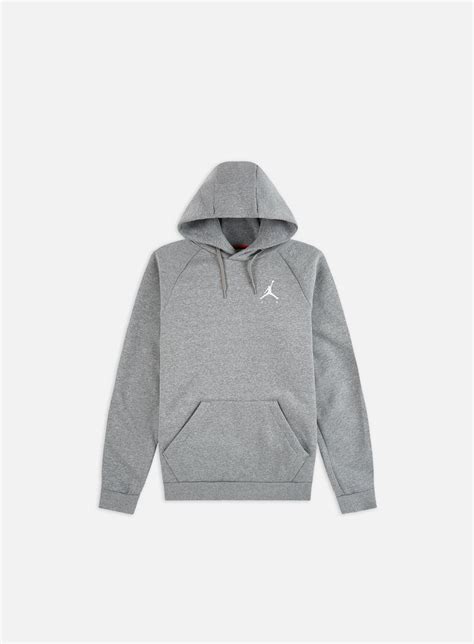 Jordan Jumpman Fleece Hoodie Carbon Heather Spectrum