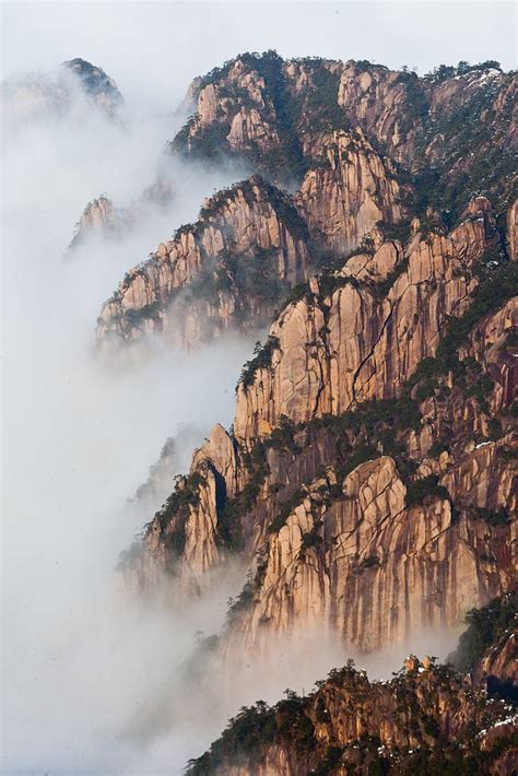 Huangshan Or Yellow Mountain Southern Anhui Province China Anhui