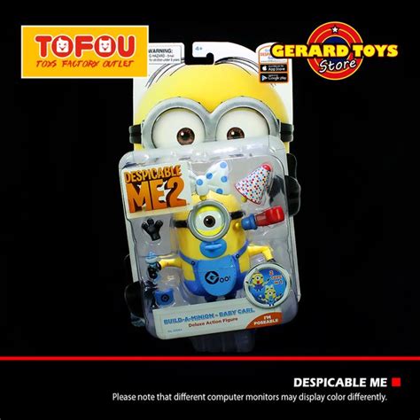 Jual Action Figure Despicable Me Minion Think Way Baby Carl Build A