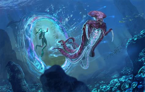 Subnautica Warper Concept I Believe Its By Pat Presley