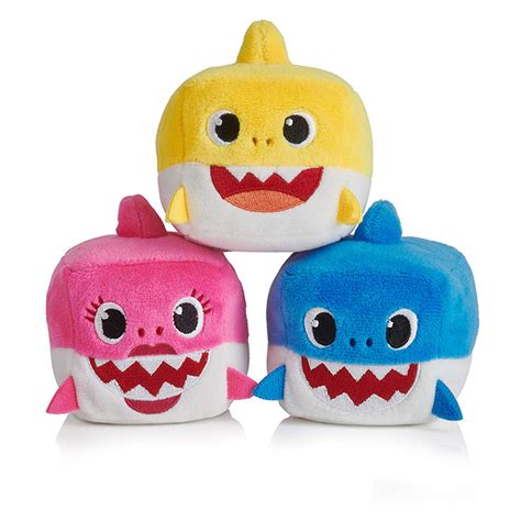 Pinkfong Baby Shark Plush Cube Toy Styles May Vary Claires Us