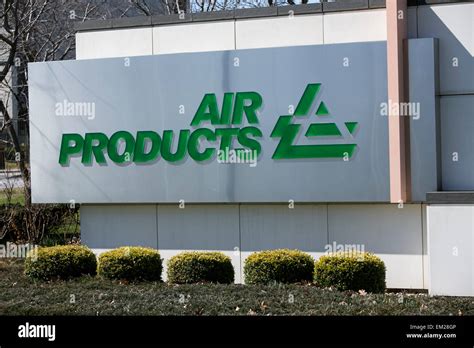 A Logo Sign Outside Of The Headquarters Of Air Products And Chemicals
