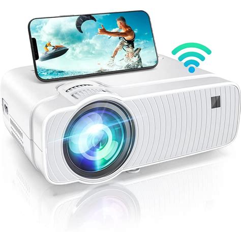 Bomaker Wifi Mini Projector Hd 1080p Supported Portable Home Theater