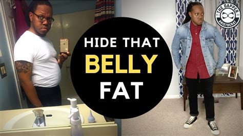 how to hide belly fat for men mens big belly style don ts youtube