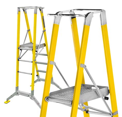 Industry Safety Platform Step Ladders By Branach Saurya Safety