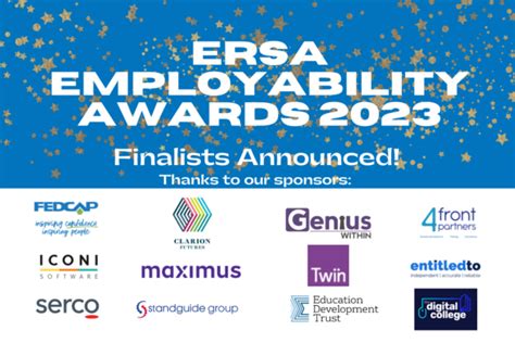 Fe News Finalists Announced For The 2023 Ersa Employability Awards