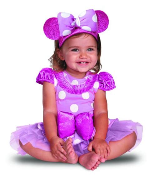 Disguise Costumes Pink Minnie Mouse Prestige Infant Light Pink Hot Pink