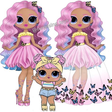 Original Lol Surprise Doll Omg Big Sister Trend Dance Doll Dress Up Rapunzel Princess Hand Made