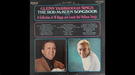 Glenn Yarbrough Sings The Rod Mckuen Songbook Complete Album Youtube