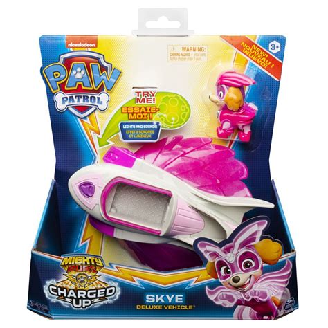 Paw Patrol Mighty Pups Charged Up Skye Deluxe Vehicle