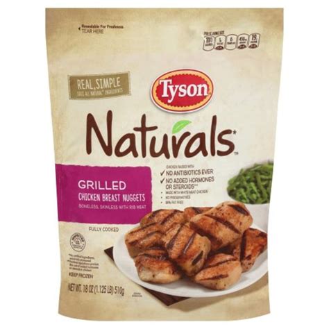 These gluten free homemade chicken nuggets are actually really easy to make (keep reading, i'll share my super secret tip below!). Tyson Naturals® Grilled Chicken Breast Nuggets, 18 oz ...