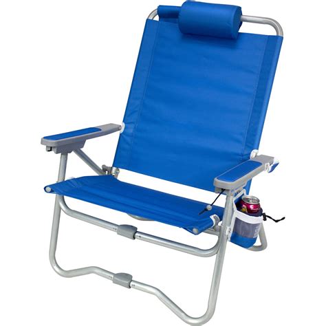 Gci Outdoor Bi Fold Beach Chair Saybrook Blue 64083 Bandh Photo