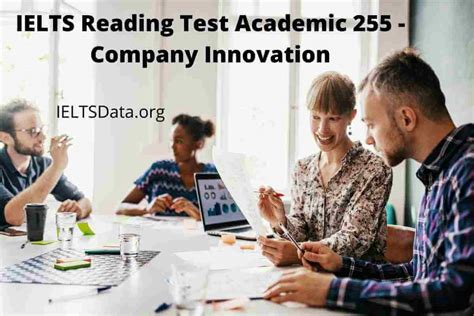 Ielts Reading Test Academic 255 Company Innovation Ielts Data