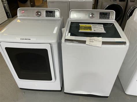 Samsung New Scratch And Dent Top Load Washer Dryer Set Better Appliances