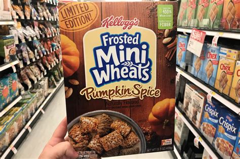 4 Free Kelloggs Pumpkin Spice Frosted Mini Wheats Cereals At Shoprite