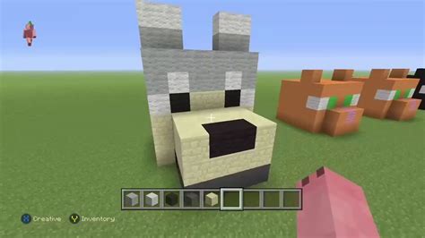 How To Build A Minecraft Dog Head 4 Youtube