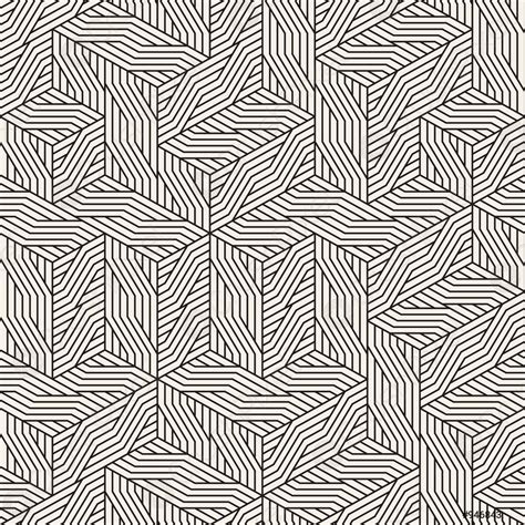 Vector Seamless Irregular Grid Pattern Modern Stylish Abstract Texture